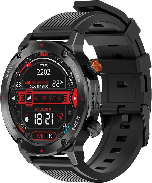 Actual product image Imiki Smart Watch D2 Silicone Black Strap + C1 Watch Frame + Magnetic Strap