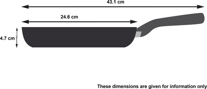 Actual product image Tefal Ultimate On (24 cm, Frying pan, Aluminium)