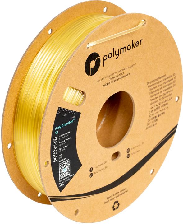 Actual product image Polymaker PolyDissolve S1 V2 - PVA - 2.85mm (PVA, 2.85 mm, 750 g)