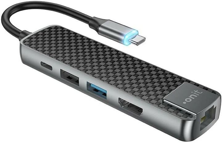 Actual product image Onit Multiadapter (USB-C, 5 Ports)