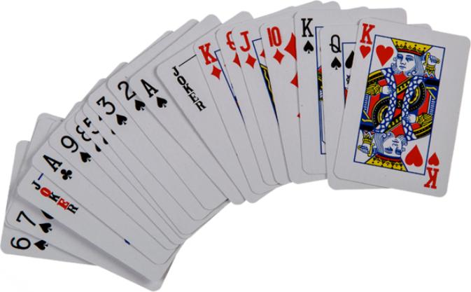 Produktbild Out of the blue Ootb - Mini-Spielkarten, Poker, ca. 6 x 4 cm, 54 Karten