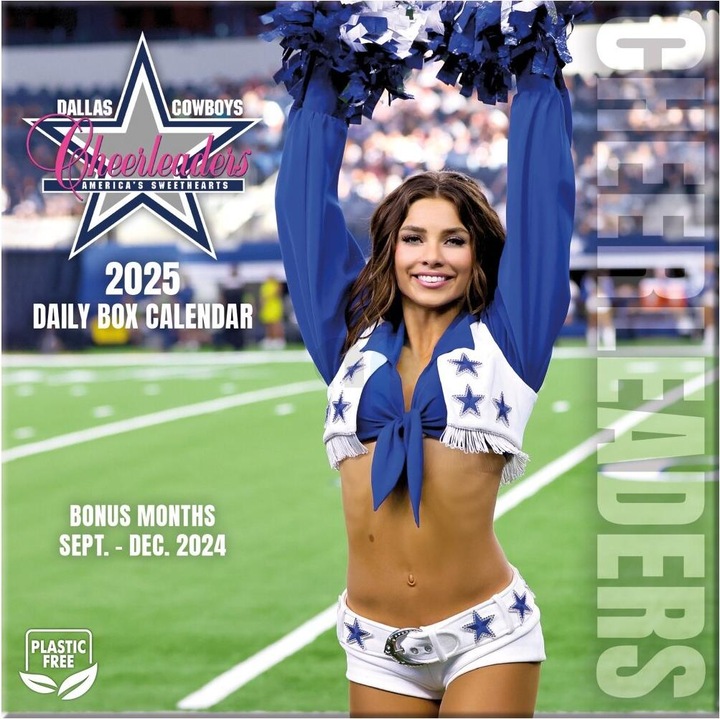 Image du produit NFL - Dallas Cowboys Cheerleaders -Calendrier de bureau 2025 (Allemand, Français, Italien, Espagnol, Anglais)