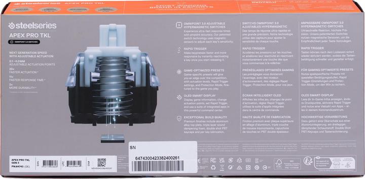 Actual product image SteelSeries Apex Pro Gen 3 (DE, Cable)