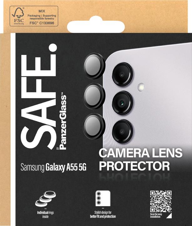 Actual product image Safe Edge to Edge (1 Piece, Samsung Galaxy A55, Samsung Galaxy A54 5G)