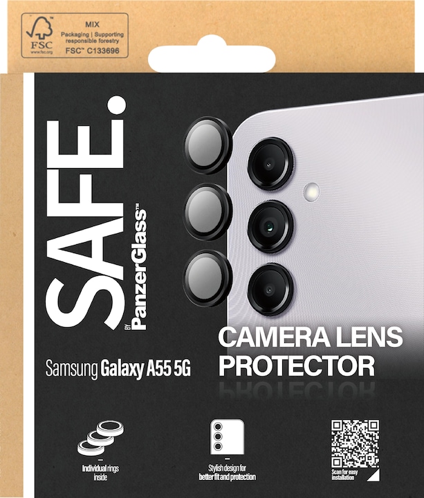 Image du produit Safe Bord à bord (1 pièce(s), Samsung Galaxy A55, Samsung Galaxy A54 5G)