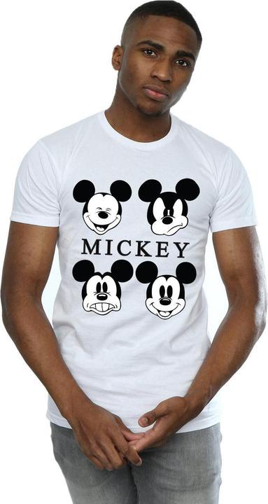 Immagine prodotto Disney Maglietta Uomo Quattro Teste di Topolino in cotone (S)