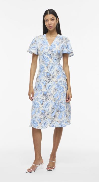 Produktbild Vila VILOVIE Kurzärmeliges Kleid mit V-Ausschnitt (44)