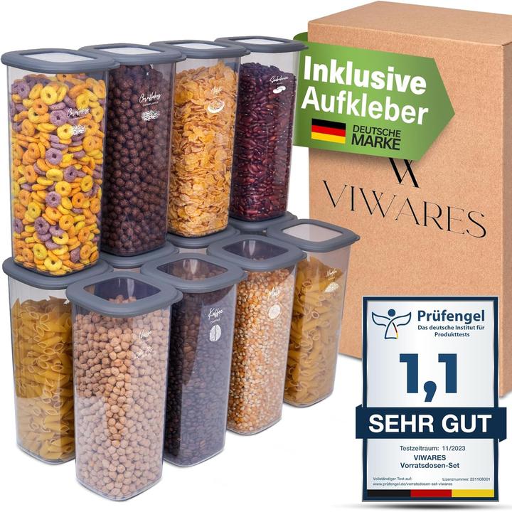 Immagine prodotto Viwares 12er-Vorratsdosen-Set (1.75 l)