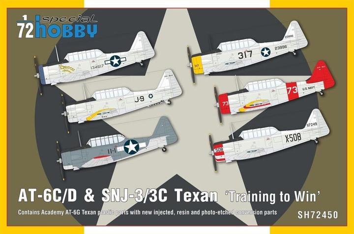 Actual product image Special Hobby AT-6C/D & SNJ-3/3C Texan Training to Win 1/72