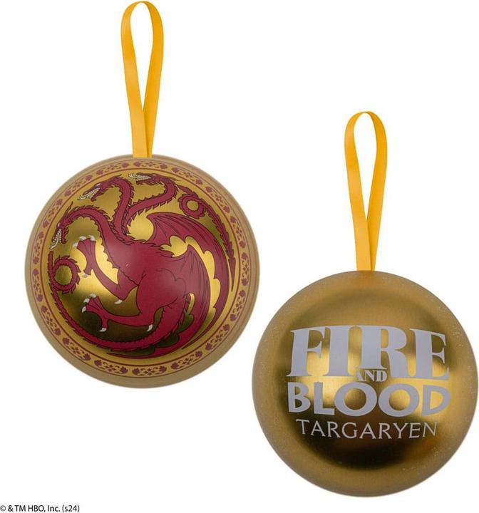 Actual product image Cinereplicas Game of Thrones Christmas tree ornament with Targaryen necklace (1 -part)