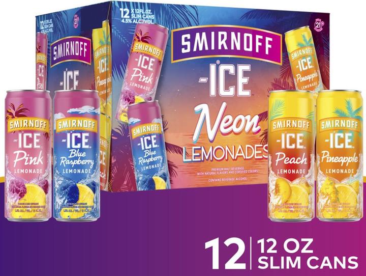 Actual product image Smirnoff Neon (24 x 35.5 cl)