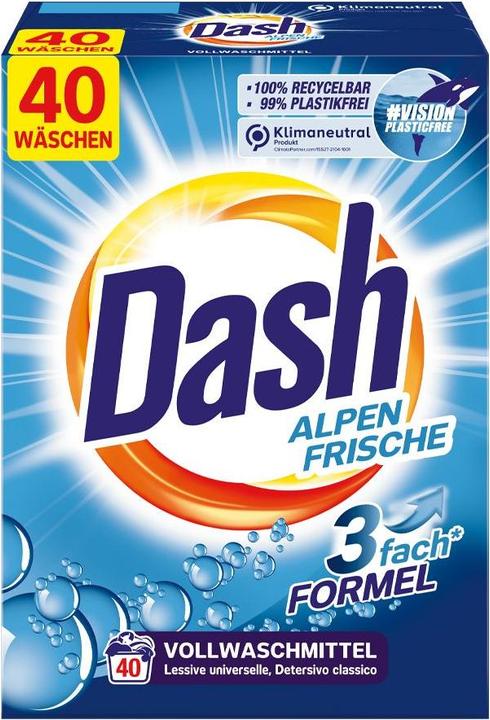 Produktbild Dash Regulär (40 Waschgänge, Waschpulver)