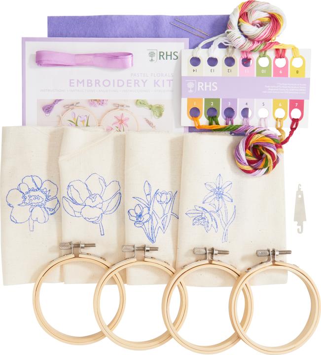 Actual product image VBS RHS Embroidery Kit