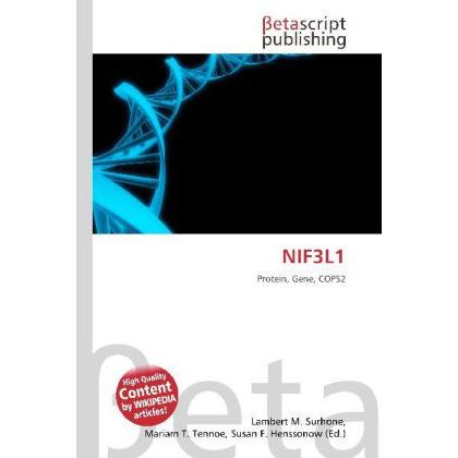 NIF3L1, Fachbücher von Lambert M. Surhone, Mariam T. Tennoe, Susan F. Henssonow