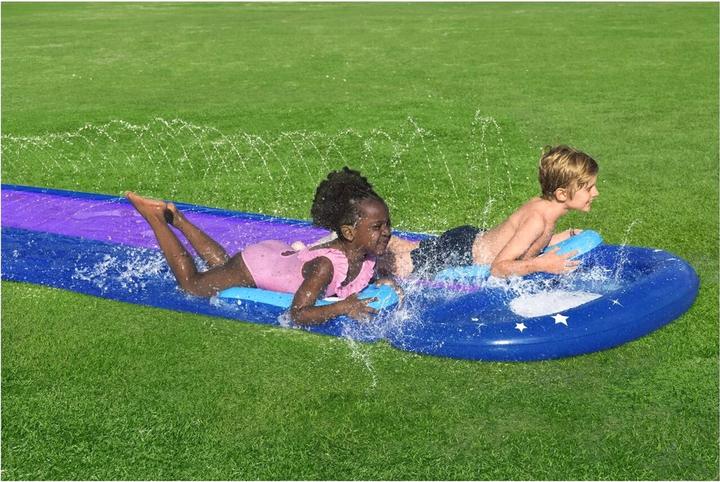 Image du produit Bestway H2OGO! Lunar Launch 2-Lane Double Water Slide 4.88 m