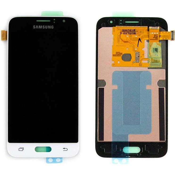 Samsung LCD Assembly (Display, Galaxy J1 (2016)), Mobilgerät Ersatzteile, Weiss