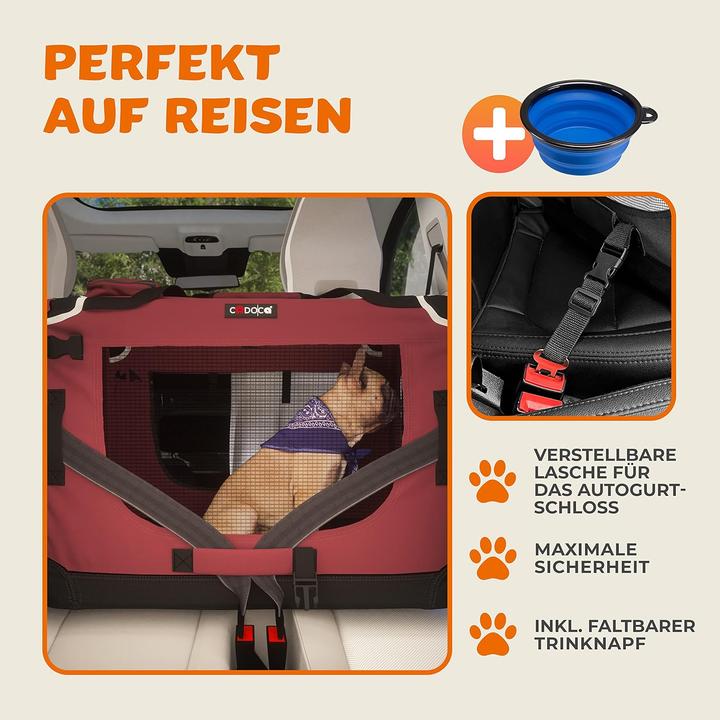 Actual product image Cadoca Transport box S, M, L, XL, XXL (Dog, Reflectors)