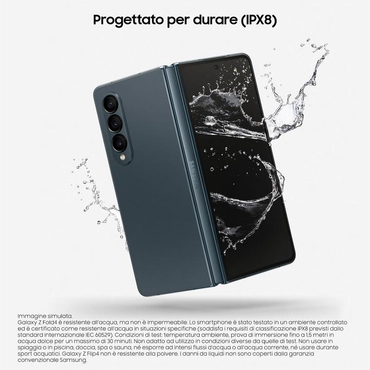 Image du produit Samsung Galaxy Z Fold4 (256 Go, Phantom Black, 7.60", SIM + eSIM, 50 Mpx, 5G)