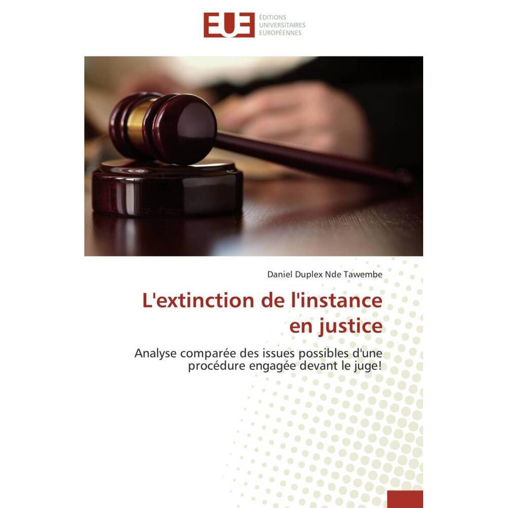L'extinction de l'instance en justice, Fachbücher von Daniel Duplex Nde Tawembe