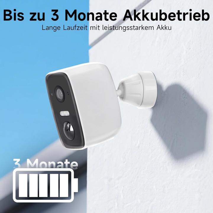 Actual product image Rollei Überwachungskamera Wireless Security Cam 2K (2304 x 1296 Pixels)