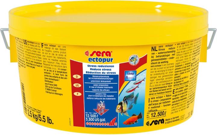 Sera ectopur 2.200 ml (2,5 kg) (Verzorging van het aquariumwater)