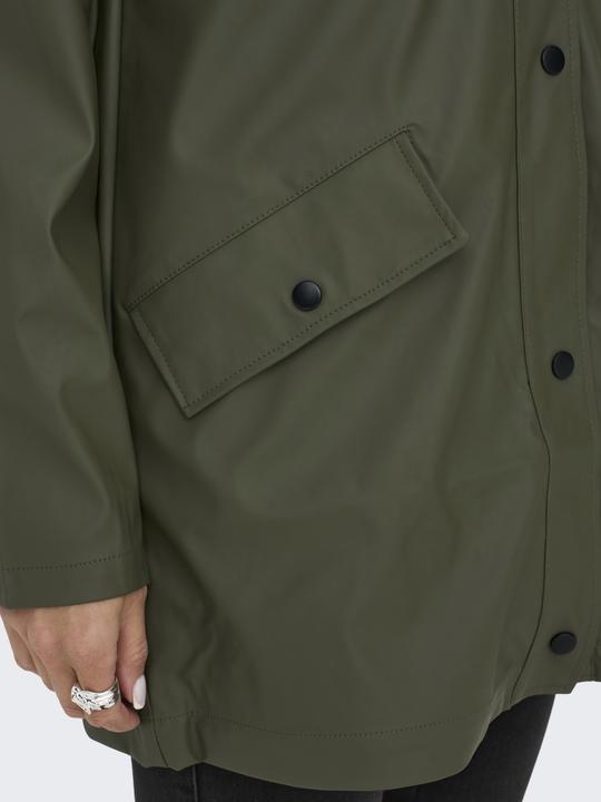 Produktbild Only Einfarbiger Regenjacke Regenmantel (M)