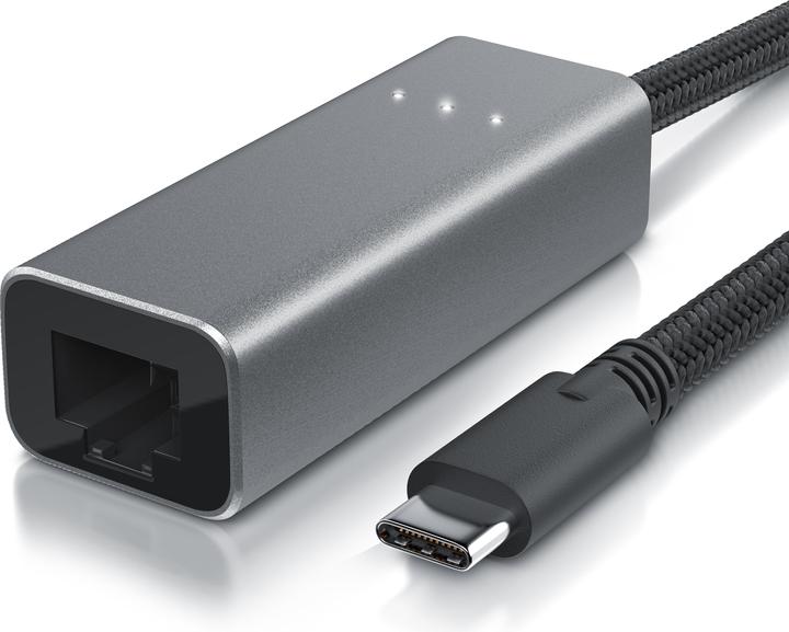 Primewire Adattatore di rete, adattatore di rete da USB-C a RJ45 Gigabit, convertitore di scheda di rete (USB-C 3.2 Gen 1, RJ45 (1x))