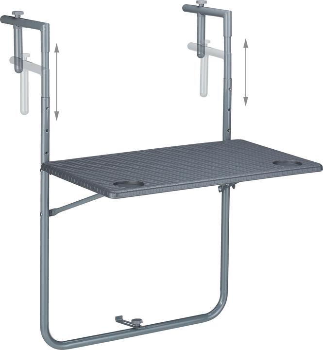 Actual product image Relaxdays Balkonhängetisch