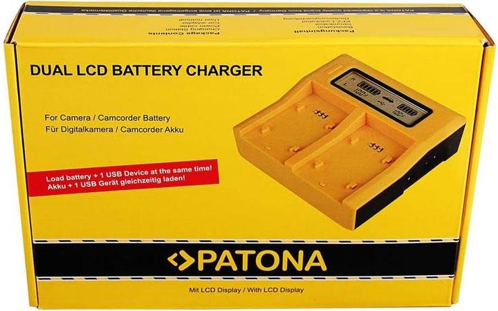 Produktbild Patona Canon LP-E6 Dual LCD (Kamera Akku Ladegerät)
