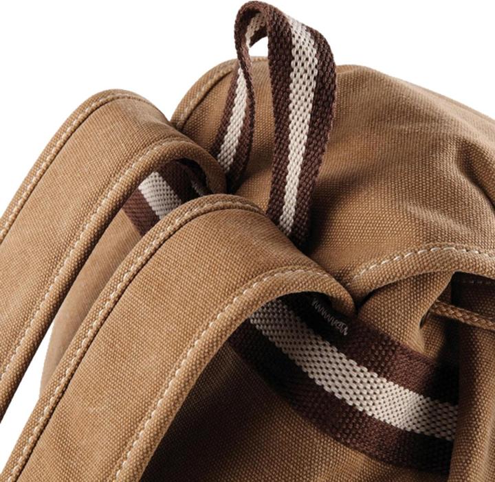 Produktbild Quadral Vintage Segeltuch Rucksack 18 Liter (2 StückPackung) (18 l)