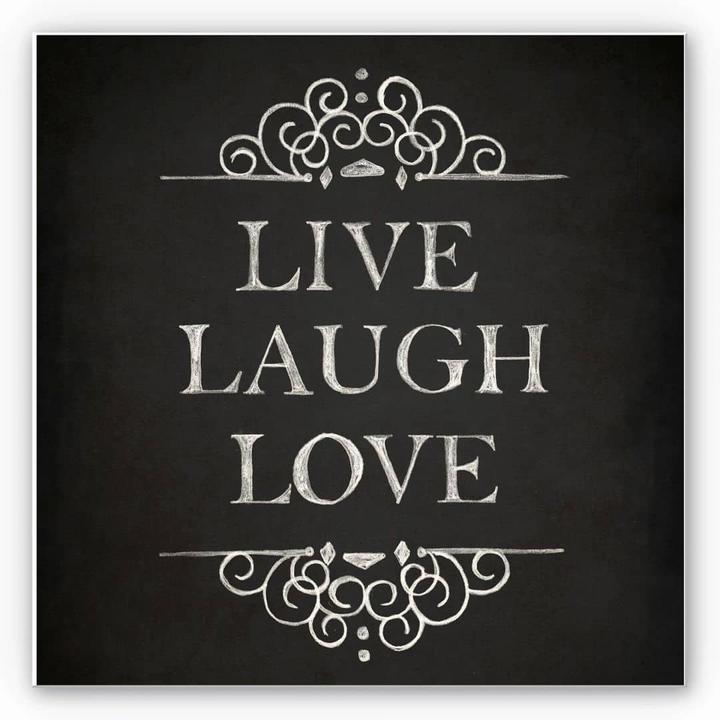 Produktbild Trenddeko Live Laugh Love (30 x 30 cm)