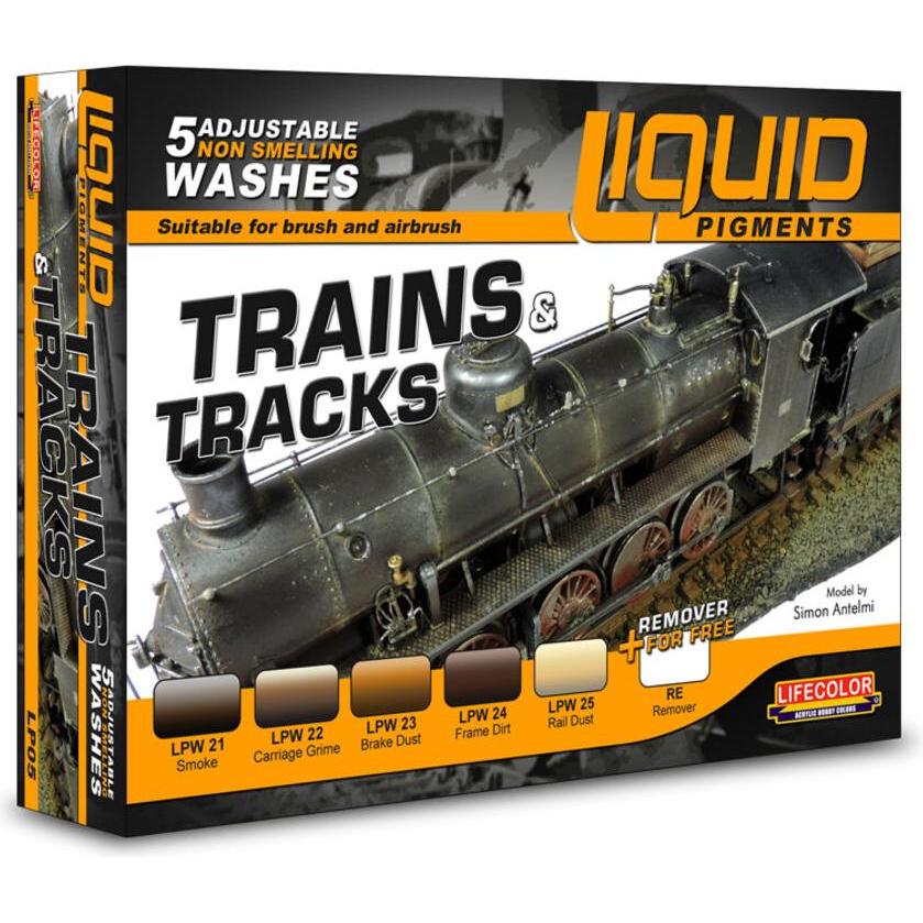 Grundig Liquid Pigments Trains & Tracks