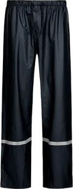 Lastpak Regenhose schwarz mit Reflektion Grösse L