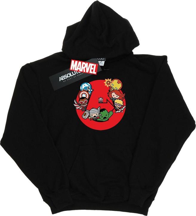 Image du produit - Sweat à capuche KAWAII AVENGERS READY STEADY WAR - Homme (L)