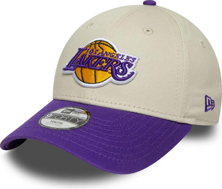 Produktbild New Era 9Forty Kinder Cap - Los Angeles Lakers beige - Child