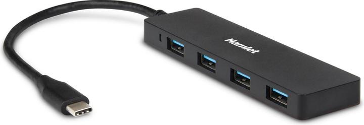 Actual product image Hamlet Hub Usb 3.1 Type C 4 ports transfer up to 5 Gbps (USB-C, 4 ports)