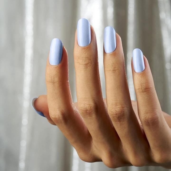 Immagine prodotto CND Smalto UV Shellac Fantasy Realm n. 481 Blu chiaro metallizzato (Blu, Smalto per unghie effetto gel)