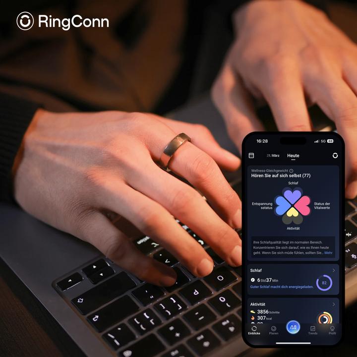 Immagine prodotto RingConn Smart Ring Gen 2 Air (12, Argento)