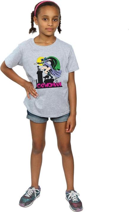 Produktbild Catwoman Text Logo TShirt Mädchen (152, 158)