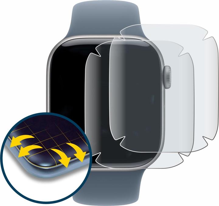 Produktbild BROTECT Fullscreen für Apple Watch Series 11 (42 mm) Schutzfolie Displayschutz Folie Matt