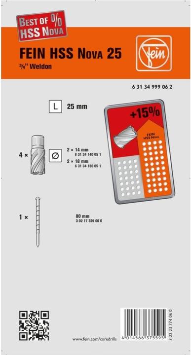 Produktbild Fein Kernbohrer-Set 63134999062 1 S (14 mm, 18 mm)