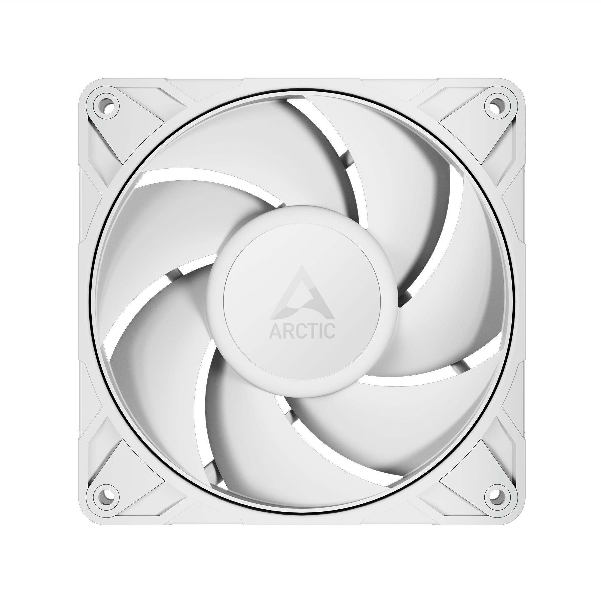 Arctic Lüfter 120*120*25 P12 Pro PST (White) (120 mm, 1 x), Ventola PC, Bianco