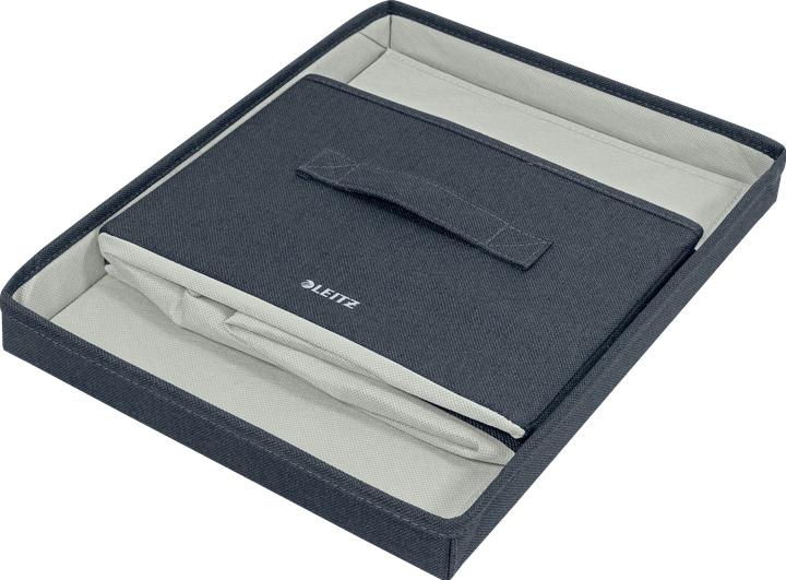 Actual product image Leitz Storage Box Fabric 2pcs medium velvet green (28.50 cm, 22 l, 2x)