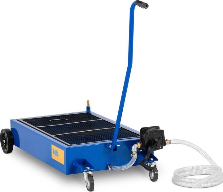 Image du produit MSW Ölwanne Ölauffangbehälter Ölauffangwanne Werkstatt aus Stahl 65 L Handpumpe