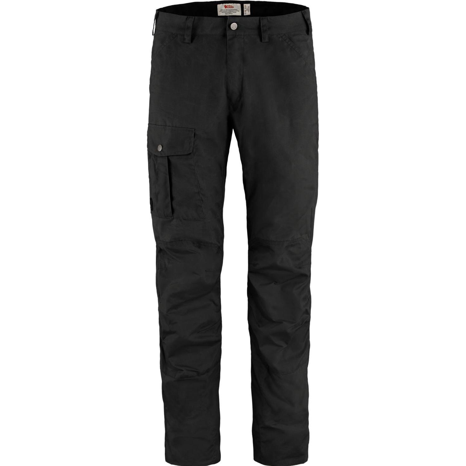 Fjällräven, Herren, Outdoorhose, Nils Trousers (56), Schwarz, 56