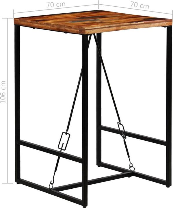 Produktbild vidaXL Bar-Set (70 x 70 x 106 cm)