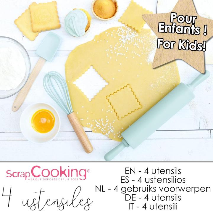 Produktbild ScrapCooking Kinder-Backset 4 Utensilien
