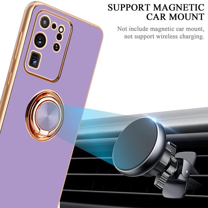 Actual product image Cadorabo Case for Samsung Galaxy S20 ULTRA in TPU with camera protection and ring LM089 Style (Samsung Galaxy S20 Ultra)