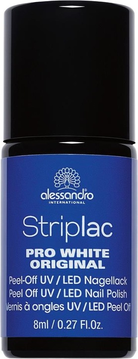 Actual product image Alessandro Striplac Pro White Effect (White, Peelable nail polish)