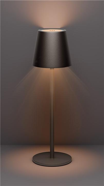 Actual product image Goobay Cordless LED table lamp, black (180 lm)